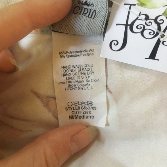 Pink Floral V Neck Bodysuit Size Small - Picture 7 of 11